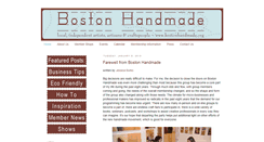 Desktop Screenshot of bostonhandmade.org